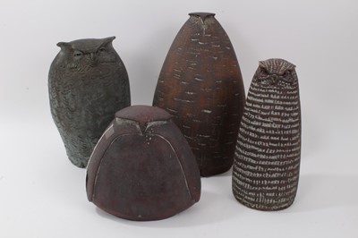 Lot 63 - Four Dennis Fairweather models of owls