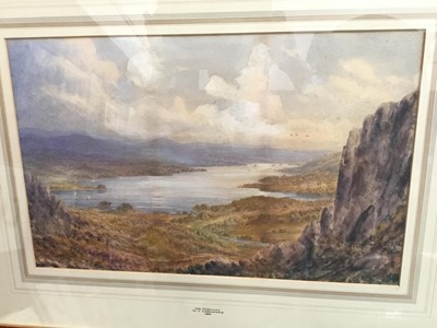 Lot 125 - William Taylor Longmire (1841-1914) watercolour - Windermere