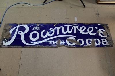 Lot 2045 - Enamel sign