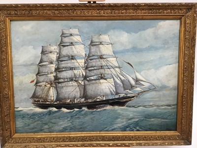 Lot 163 - Pair of marine oils