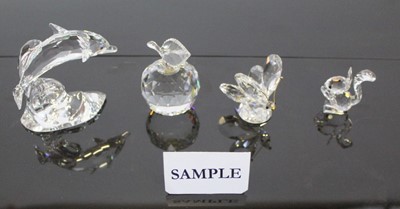 Lot 938 - Group of boxed Swarovski Crystal crystal ornaments