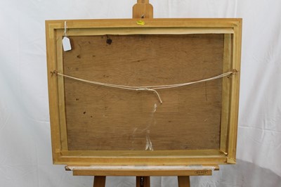 Lot 1038 - Paul Earee oil on board, landscape with trees