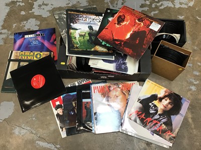 Lot 75 - Selection of vinyl records including LPs, 12" singles and 7" singles