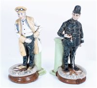 Lot 2951 - Rare pair early 20th century German porcelain...