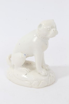 Lot 67 - A Derby model of a pug, circa 1825