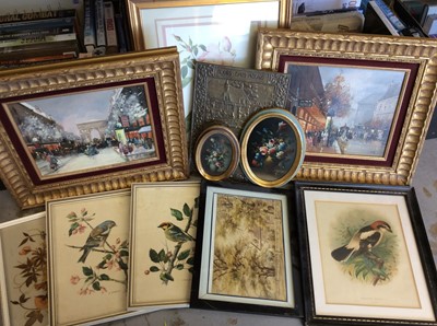 Lot 411 - Quantity of paintings and prints