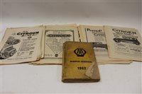 Lot 2953 - Collection of 1920s - 1940s original Autocar...