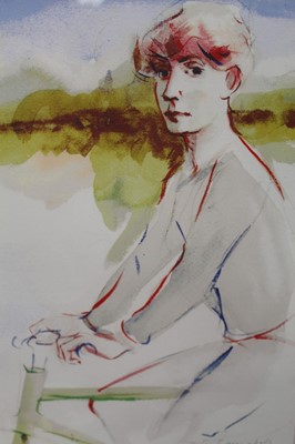 Lot 159 - Peter Campbell (1931-1989) watercolour - four works