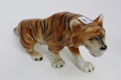 Lot 889 - Royal Dux figure of a prowling Tiger