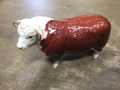 Lot 161 - Beswick Hereford bull figure