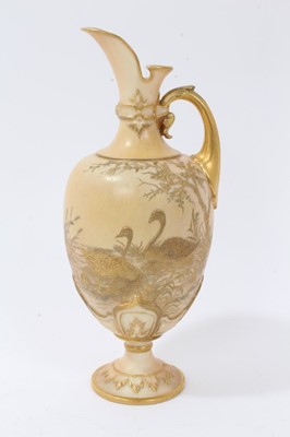 Lot 17 - Royal Worcester ewer