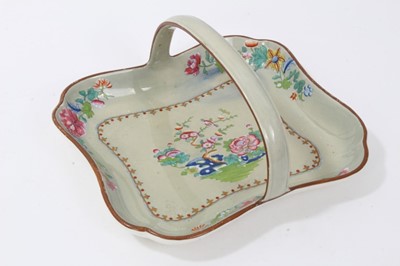 Lot 98 - Spode pearlware rectangular basket