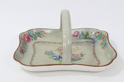 Lot 98 - Spode pearlware rectangular basket