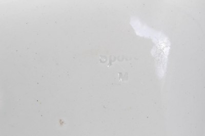 Lot 98 - Spode pearlware rectangular basket