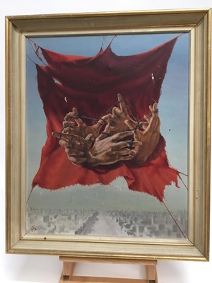 Lot 82 - Domenico Ghin three oils on canvas, signed and framed