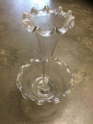 Lot 178 - Victorian glass table centrepieces