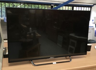 Lot 978 - Sony Bravia smart flatscreen television - model no KD-43X8309C with remote control