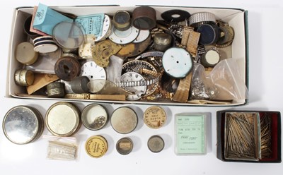 Lot 25 - Collection of watch parts and accessories