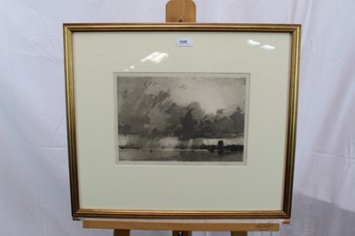 Lot 1028 - *Leonard Squirrell (1893-1978) aquatint - Harwich