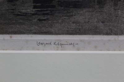 Lot 1028 - *Leonard Squirrell (1893-1978) aquatint - Harwich