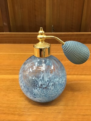 Lot 13 - Quantity of tinted and cut glassware including a Caithness atomiser