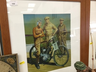 Lot 152 - Pair of Harley Davidson motorcycle prints
