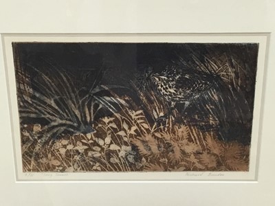 Lot 3 - Signed limited edition Richard Bowden etching - 'Song Thrush' 4/25