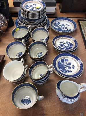 Lot 415 - Collection of Booths and Royal Doulton 'Real Old Willow' pattern ceramics
