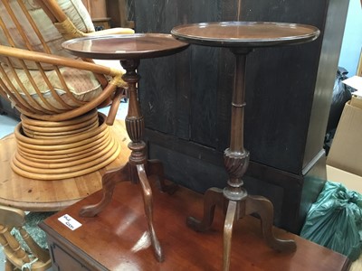 Lot 875 - Two Georgian -style mahogany wine tables (2)