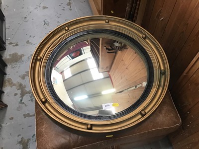 Lot 1013 - Convex wall mirror