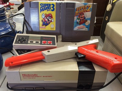 Lot 466 - Nintendo console and two Super Mario games