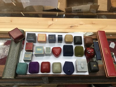 Lot 685 - Group of assorted Vintage ring and other jewellery boxes