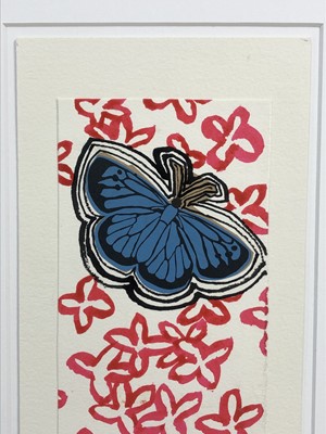 Lot 1104 - Colin Self (b. 1941) watercolour - Butterfly, signed and dated 12 March 2013