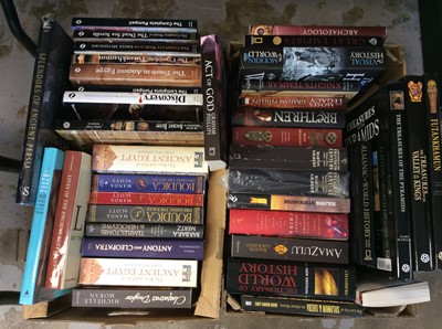 Lot 417 - Two boxes Ancient Egypt, Rome and other history related books