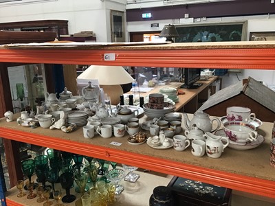 Lot 65 - Group of various miniature and dolls house teaware together with early 19th C. English porcelain Imari cups and saucers