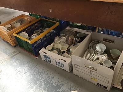 Lot 80 - Four boxes of mixed decorative china
