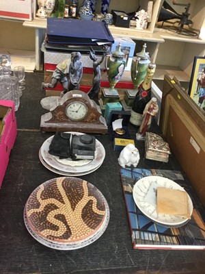 Lot 241 - Group of Hornsea collectors plates, photograph albums china and sundries