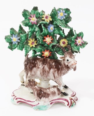 Lot 152 - A Bow group of a goat and a kid, circa 1760