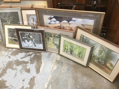 Lot 185 - Charles Clifford Turner 'Taff', group of eight watercolour studies of Trees (8)