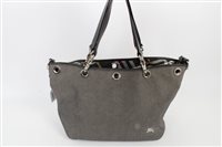 Lot 3061 - Authentic Burberry Blue Label grey fabric...