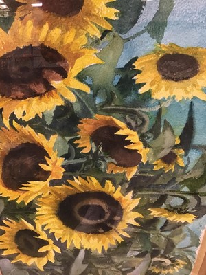 Lot 190 - Charles Clifford Turner, various selection of flower studies mostly watercolours and oils, framed
