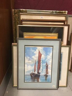 Lot 399 - Quantity of Charles Clifford Turner sea, harbour and river scapes