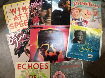 Lot 472 - Box LP records including The Pirates, The Who and Frank Sinatra