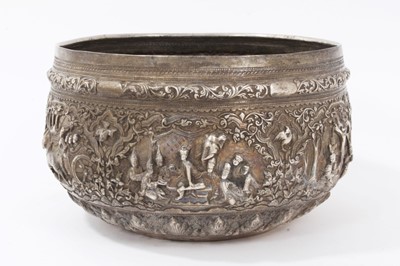 Lot 321 - Burmese silver bowl