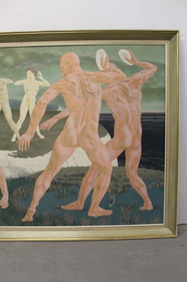 Lot 1197 - Francis Plummer (1930-2019) large egg tempera on board