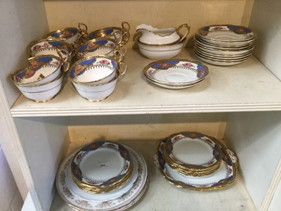 Lot 334 - Royal Albert 12 place tea set together with a 1981 Royal Wedding plate by Royal Albert and two other plates.