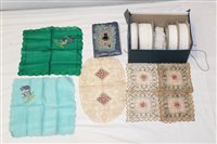 Lot 3065 - Box containing four reels of lace trimming,...