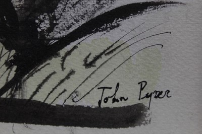 Lot 1177 - *John Piper (1903-1992) ink and watercolour - Welsh Chapel, signed, in glazed frame, 29cm x 38.5cm