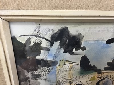 Lot 1177 - *John Piper (1903-1992) ink and watercolour - Welsh Chapel, signed, in glazed frame, 29cm x 38.5cm