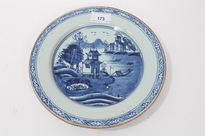 Lot 345 - 18th century English delft dish